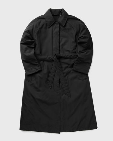 Trenčkot ØLÅF Padded Trench Coat With Belt Čierna | W180602-BLACK, 0