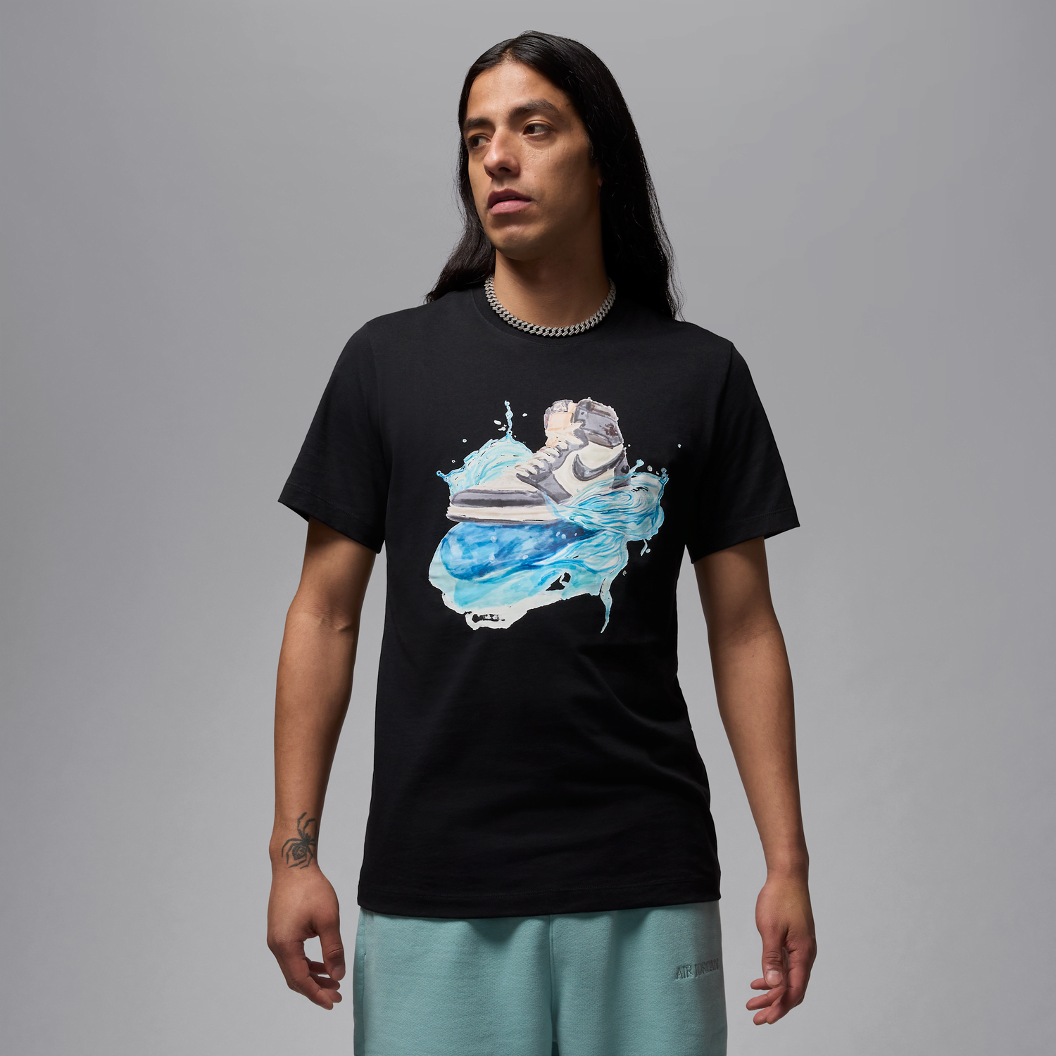 Tričko Jordan Jordan Flight Essentials AJ1 Short Sleeve T-Shirt Čierna | IB3355-010, 0