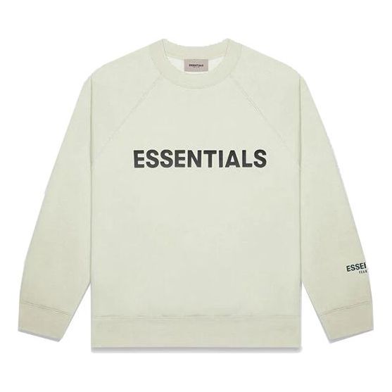 Mikina Fear of God Essentials Crew Neck Sweatshirt Zelené | FOG-FW20-302