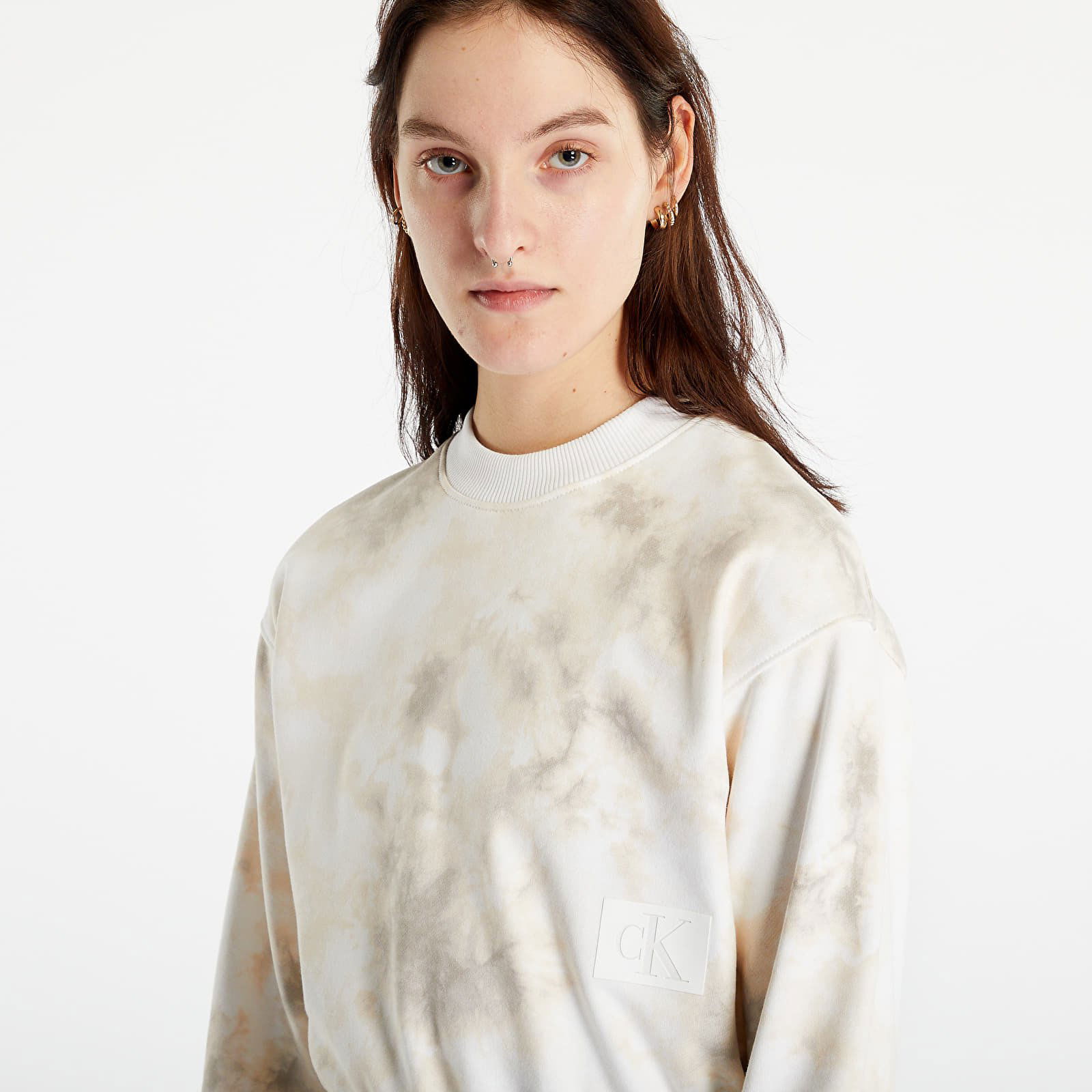 Cropped Tie Dye Sweatshirt AOP