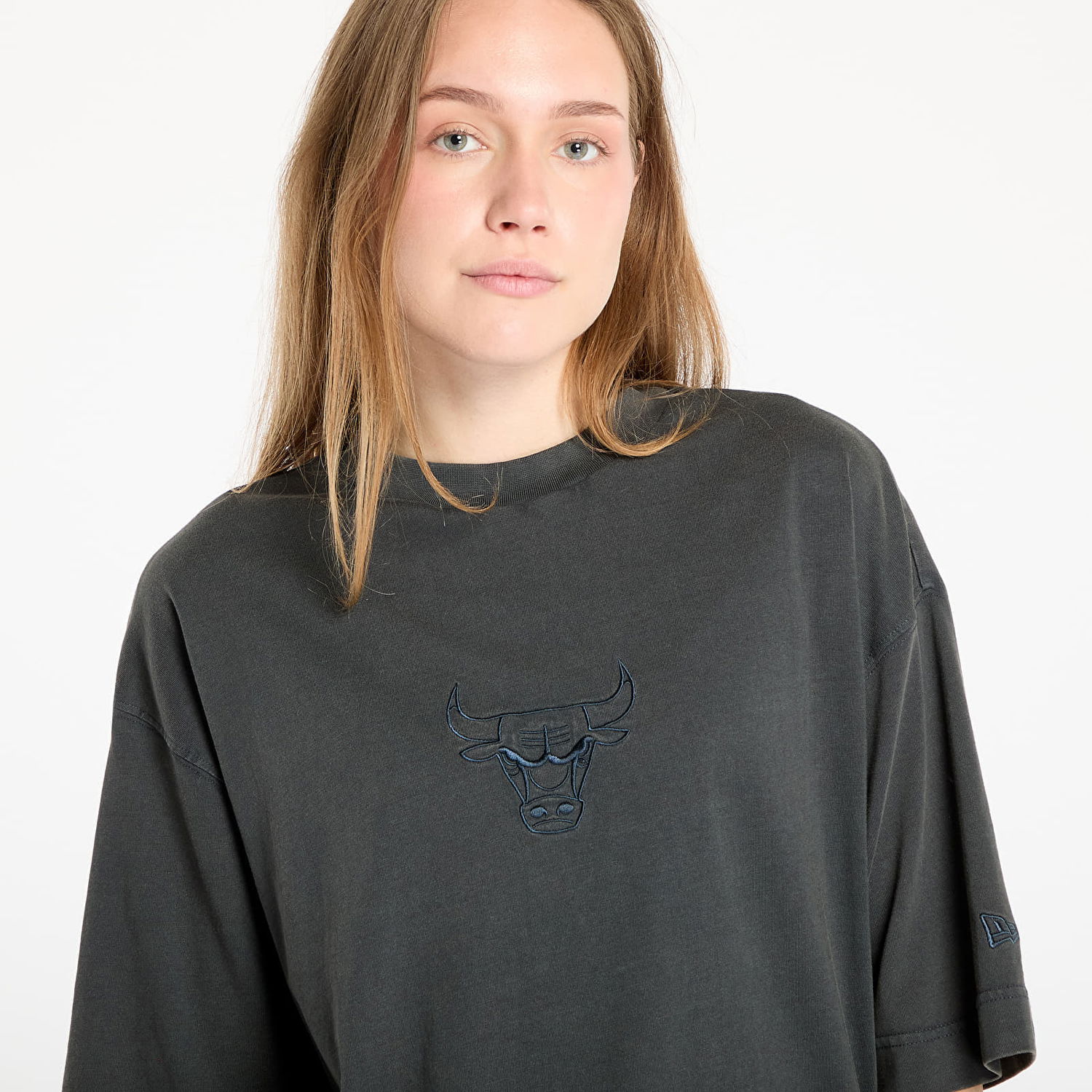 Tričko New Era New Era Chicago Bulls Washed Box T-Shirt Šedá | 60667860, 1