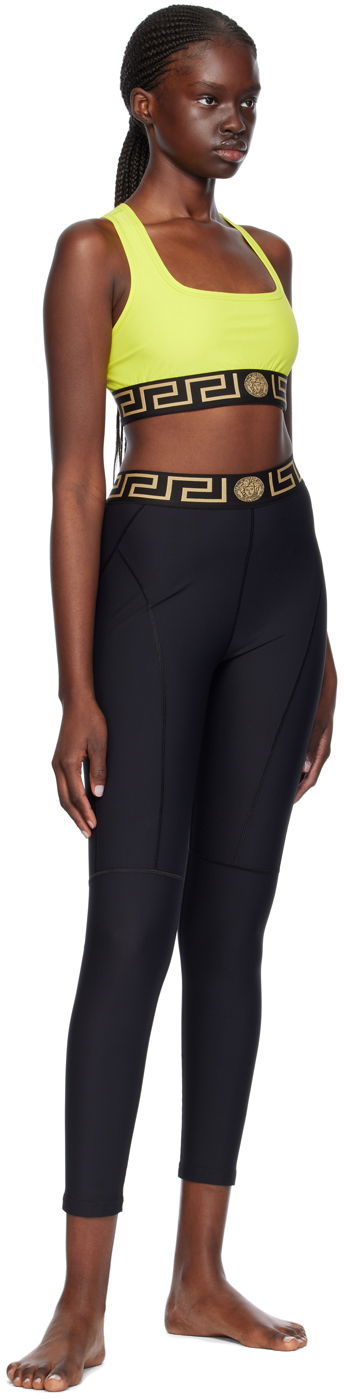 Podprsenka Versace Greca Border Sports Bra Žltá | 1004104_1A06229_2Y870, 3