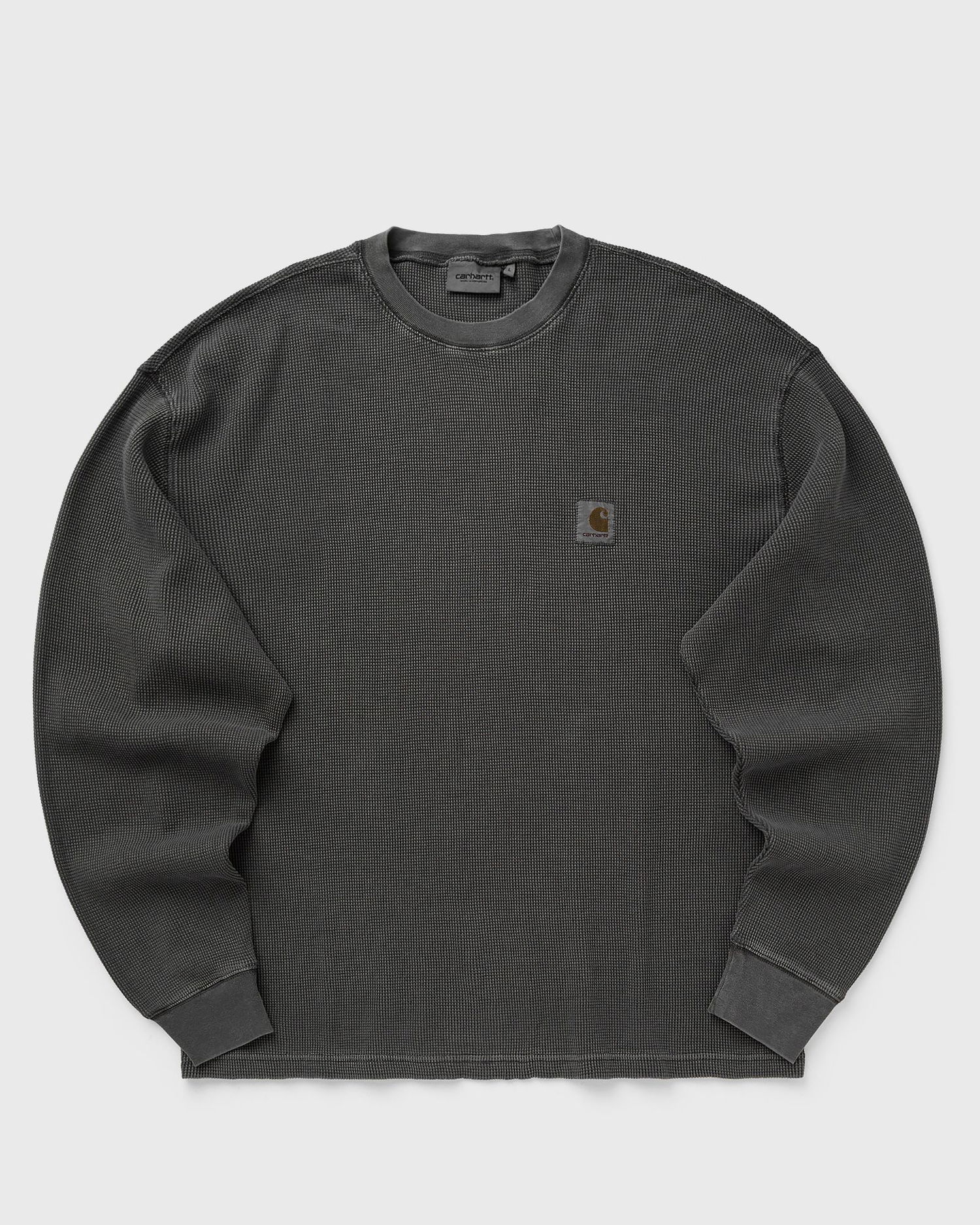 Tričko Carhartt WIP Vista Waffle Long-Sleeve Tee Šedá | I035304-89.GD, 0
