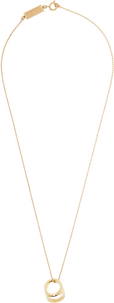 Náhrdelník Maison Margiela MM6 Maison Margiela Gold Signet Ring Pendant Necklace Žltá | SM6UU0084 P7355, 0