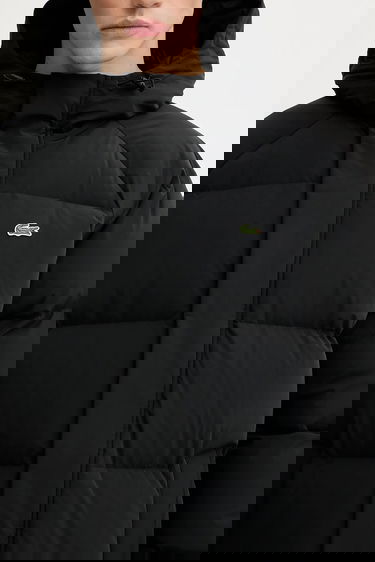 Prešívaná bunda Lacoste Long Hooded Winter Down Coat Čierna | BH6162, 3