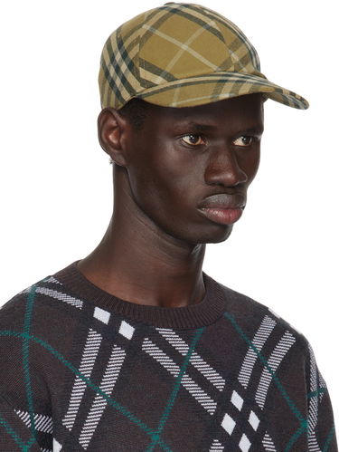 Šiltovka Burberry Burberry Check Cotton Baseball Cap Béžová | 8098529, 1