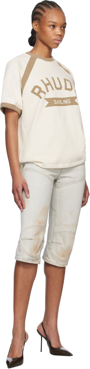 Tričko Rhude Rhude 'Rhude Sailing' T-Shirt Biela | RHPS25TT21012, 3