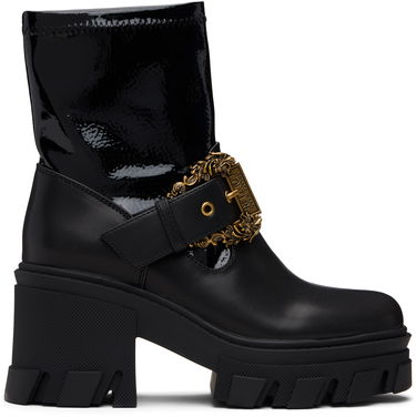 Tenisky a topánky Versace Sophie Baroque Buckle Boots Čierna | E79VA3S80_EZSC73, 0