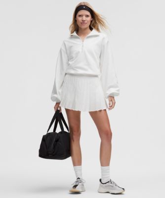Mikina lululemon Terry Cotton Tennis 1/2 Zip Top Biela | prod20002823, 8