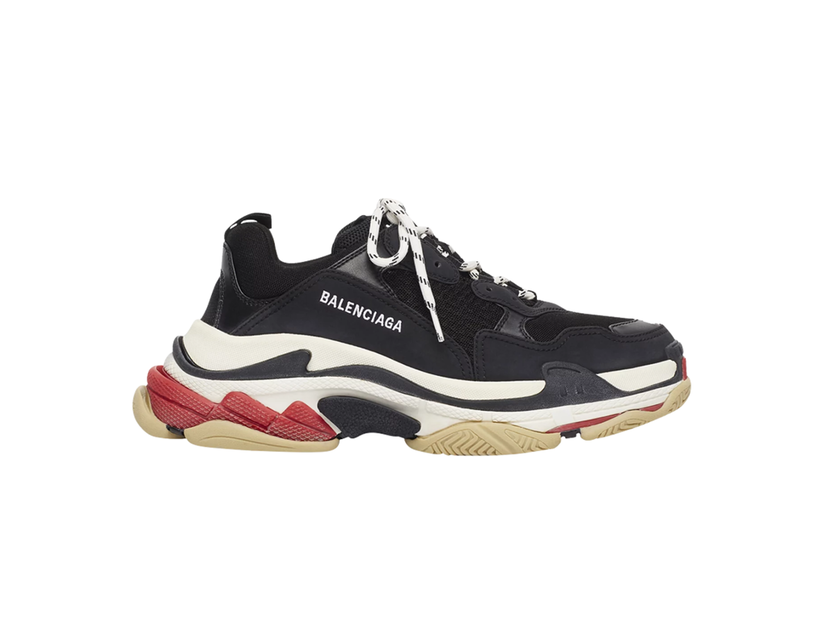 Tenisky a topánky Balenciaga Triple S Black White Red Čierna | 533882W09O11000