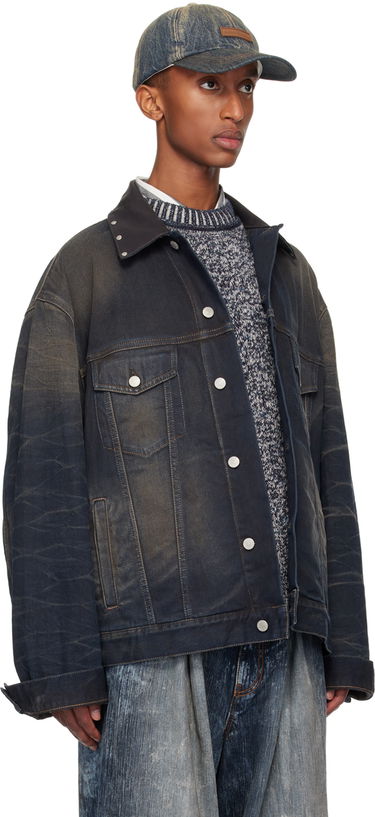 Bunda Acne Studios Acne Studios Oversized Denim Jacket Modrá | C90174-, 1