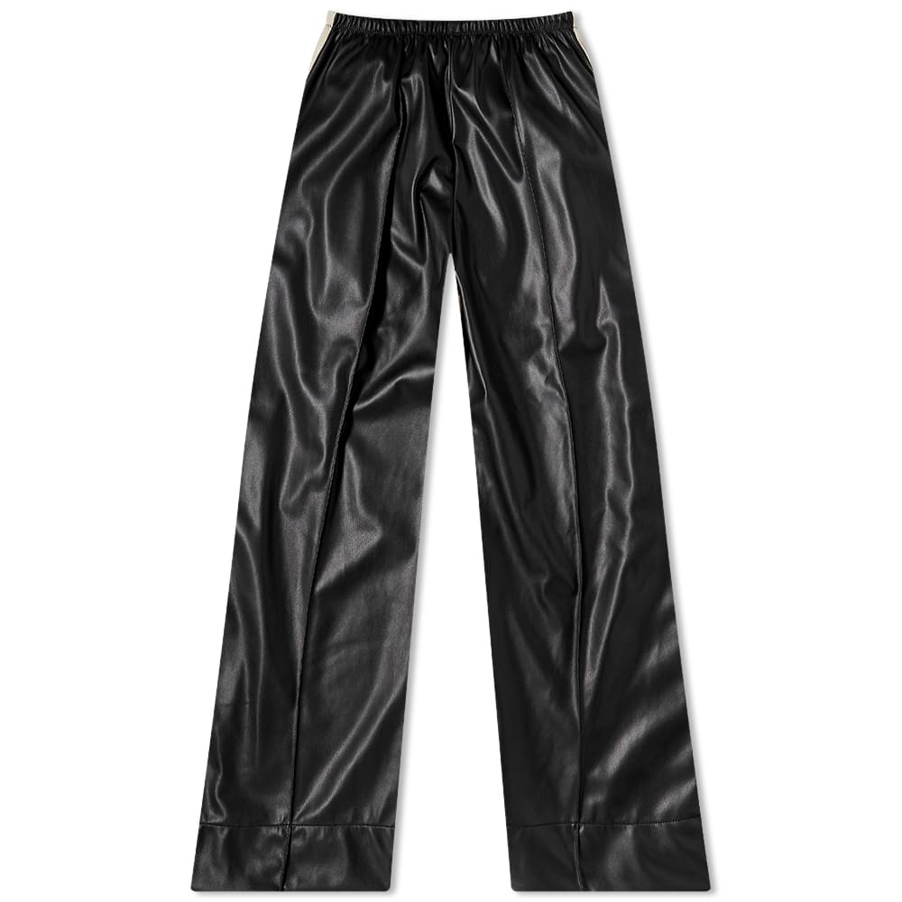 Nohavice Palm Angels Leather Effect Loose Track Pant Čierna | PWCJ016S23FAB0011003, 0