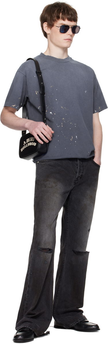 Taška cez rameno AMIRI AMIRI Hollywood Camera Bag Čierna | AMBGCM1028, 3