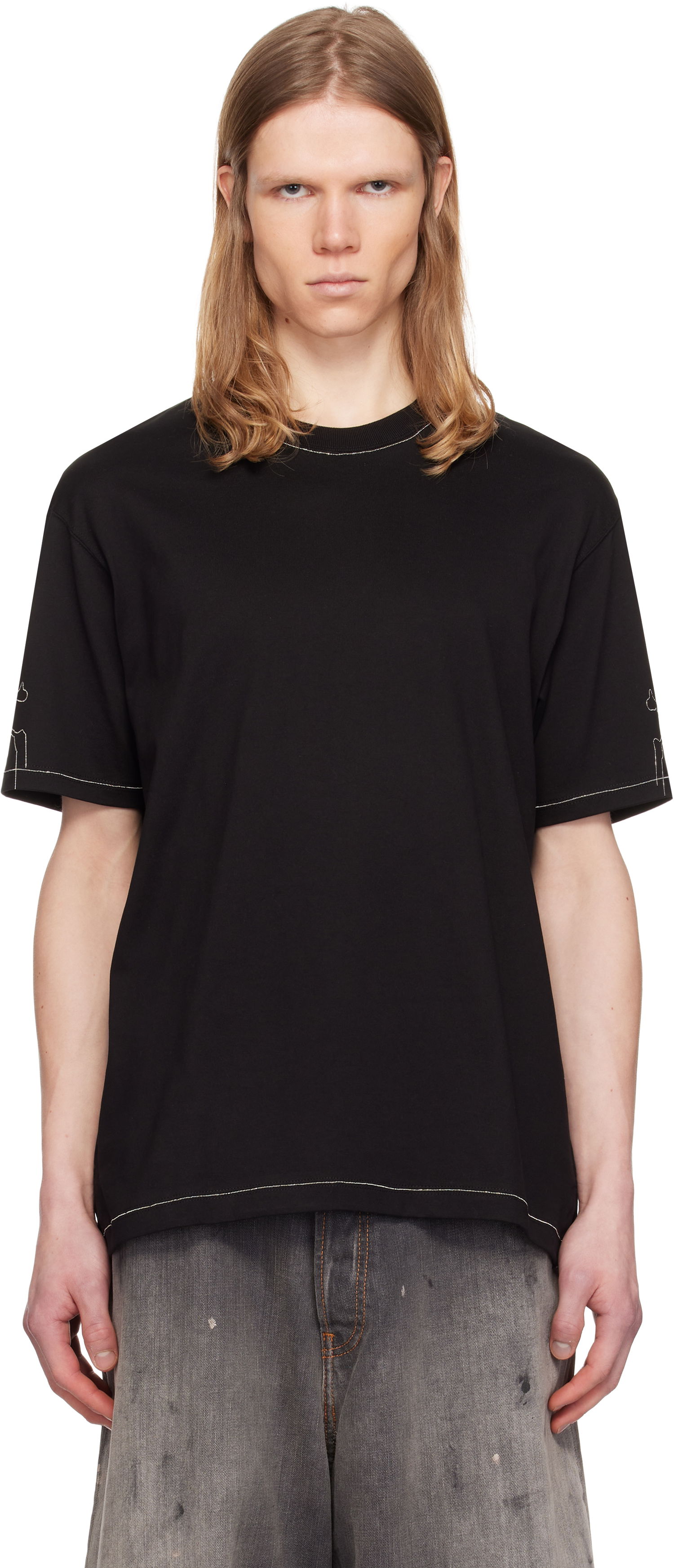 Tričko Mastermind WORLD Mastermind World Ball Chain T-Shirt Čierna | MW25S14-TS057-021, 0