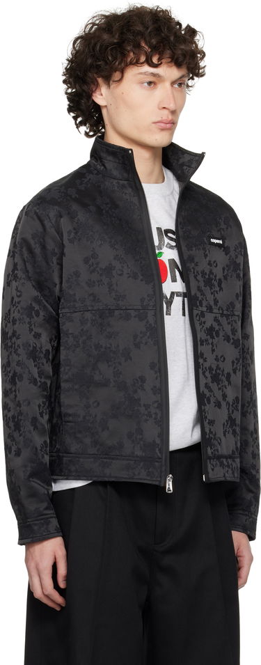 Bomber bunda Coperni Coperni Jacquard Zip-Up Jacket Čierna | COPOW39F2033MEN, 1