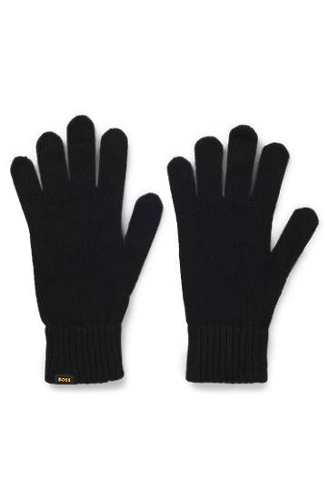 Kulicha BOSS Knitted beanie hat and gloves gift set Čierna | 50551225, 1