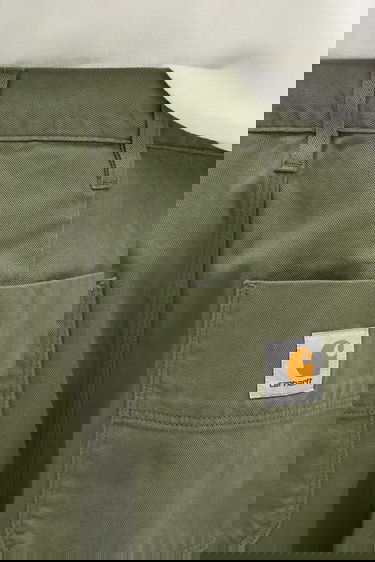 Nohavice Carhartt WIP Albert Pant Pleated Wide-Leg Chinos Zelené | I034804.66702, 3