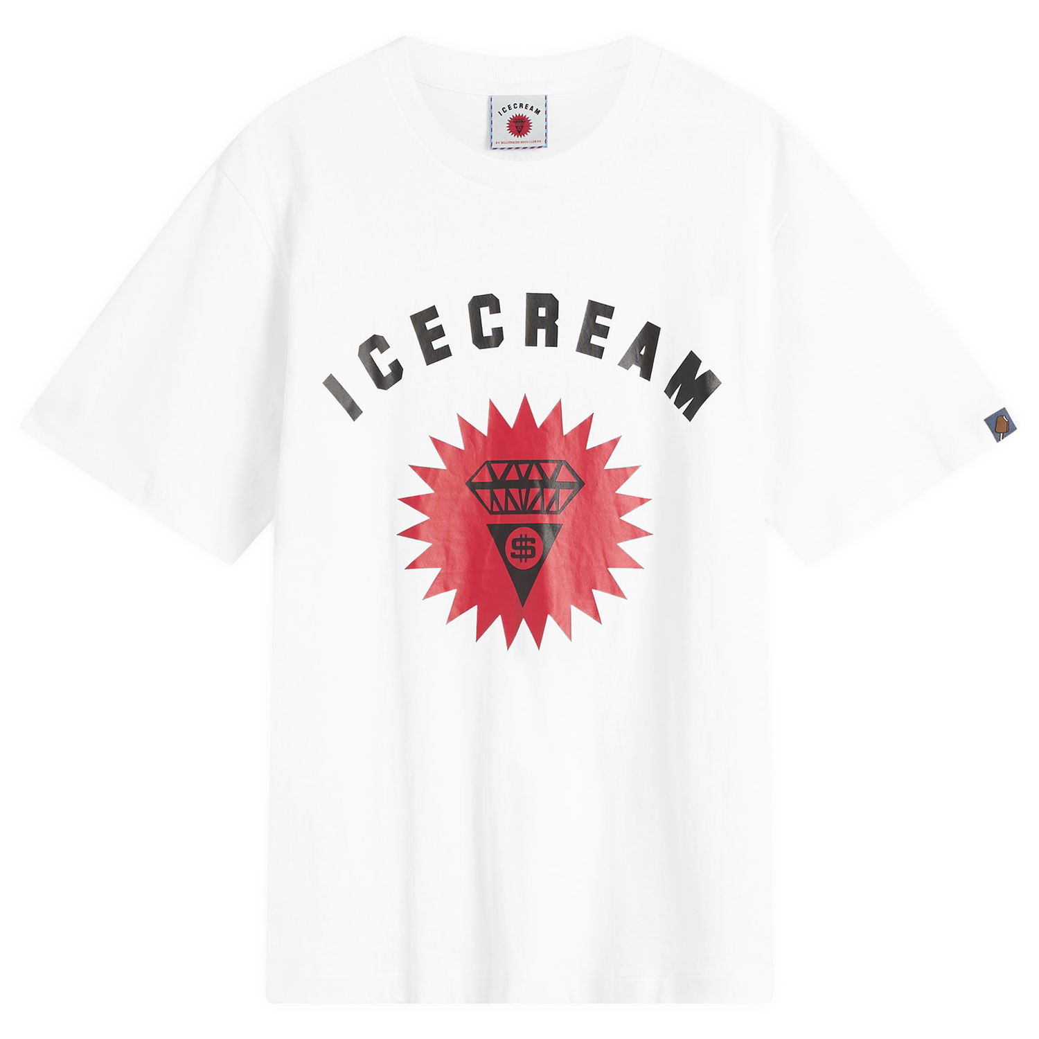 Tričko BBC IceCream Signet Logo T-Shirt Biela | IC25492-WHT, 0