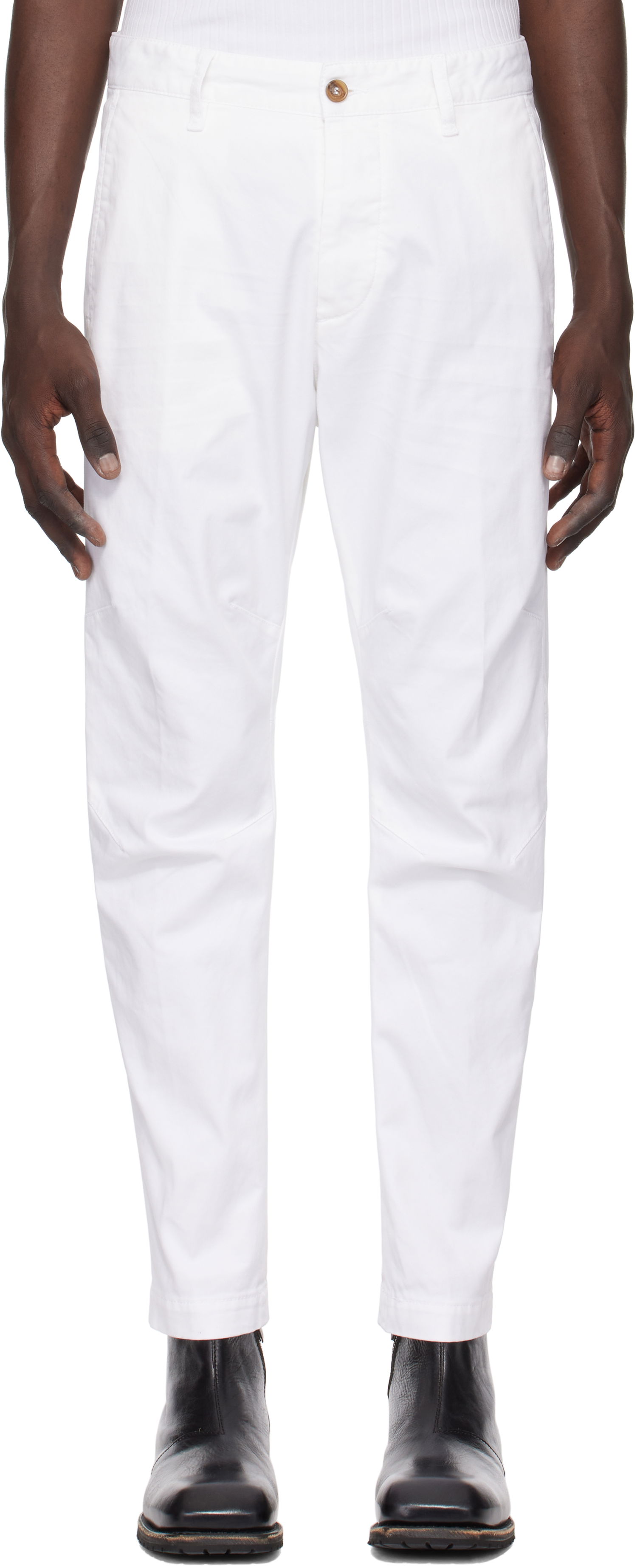 Nohavice DSQUARED2 Dsquared2 Chino Trousers Biela | S74KB0819_S39021, 0