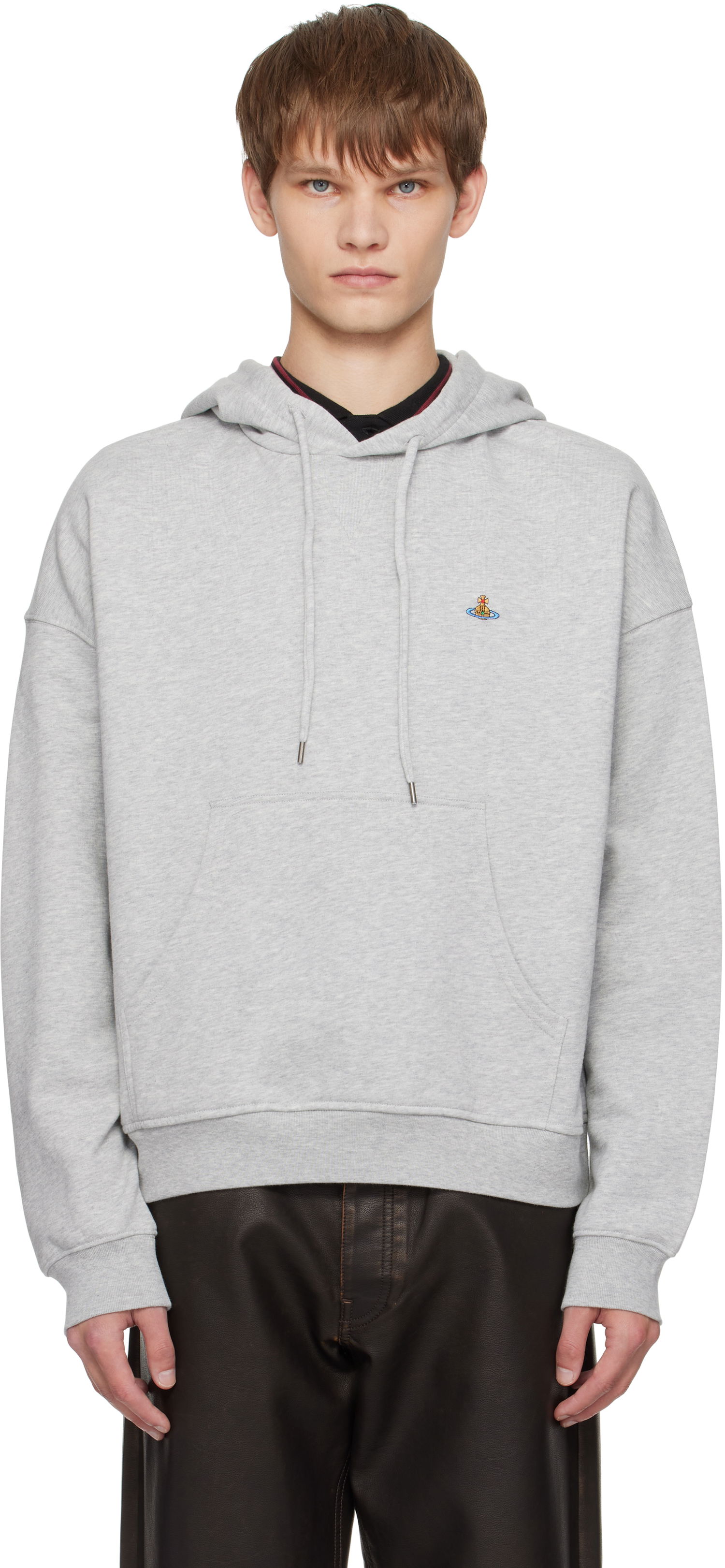 Mikina Vivienne Westwood Vivienne Westwood Ashton Hoodie Šedá | 2I01000M-J006O-, 0