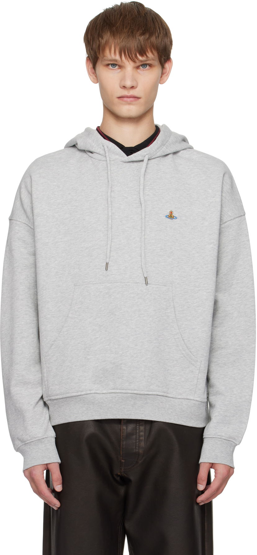 Mikina Vivienne Westwood Vivienne Westwood Ashton Hoodie Šedá | 2I01000M-J006O-