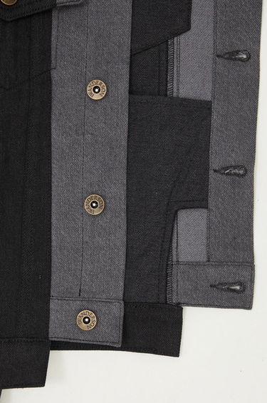 Bunda JW Anderson JW Anderson Layered Denim Jacket Čierna | DJ0034.PG1657.938, 4