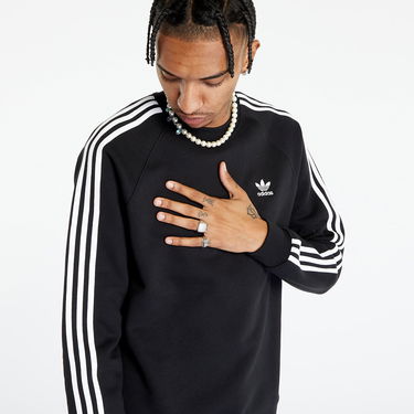 Mikina adidas Originals Adicolor Classics 3-Stripes Crew Sweat Čierna | IM2087, 2