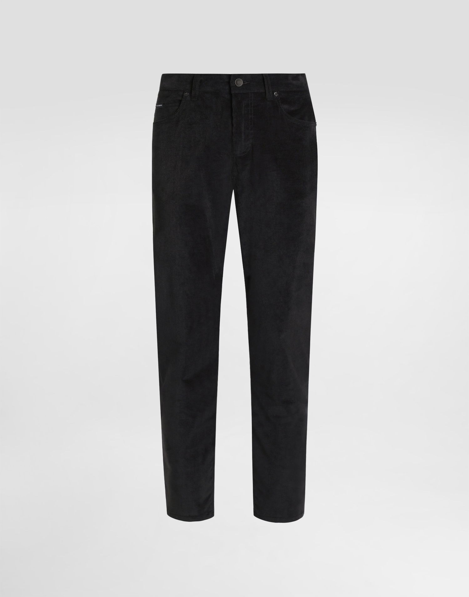 Nohavice Dolce & Gabbana Dolce & Gabbana Cotton and Cashmere Regular Trousers Čierna | GYJCCTGJ589N4032, 0