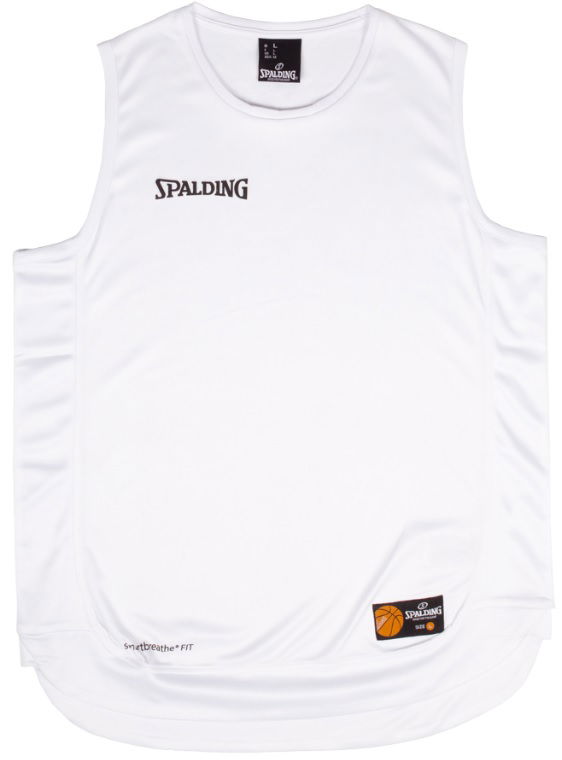 Tielko Spalding Spalding Hustle Tank Top Biela | 40221107-whitewhite