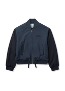 Archer Full-Zip Bomber Jacket with Drawstring Hem