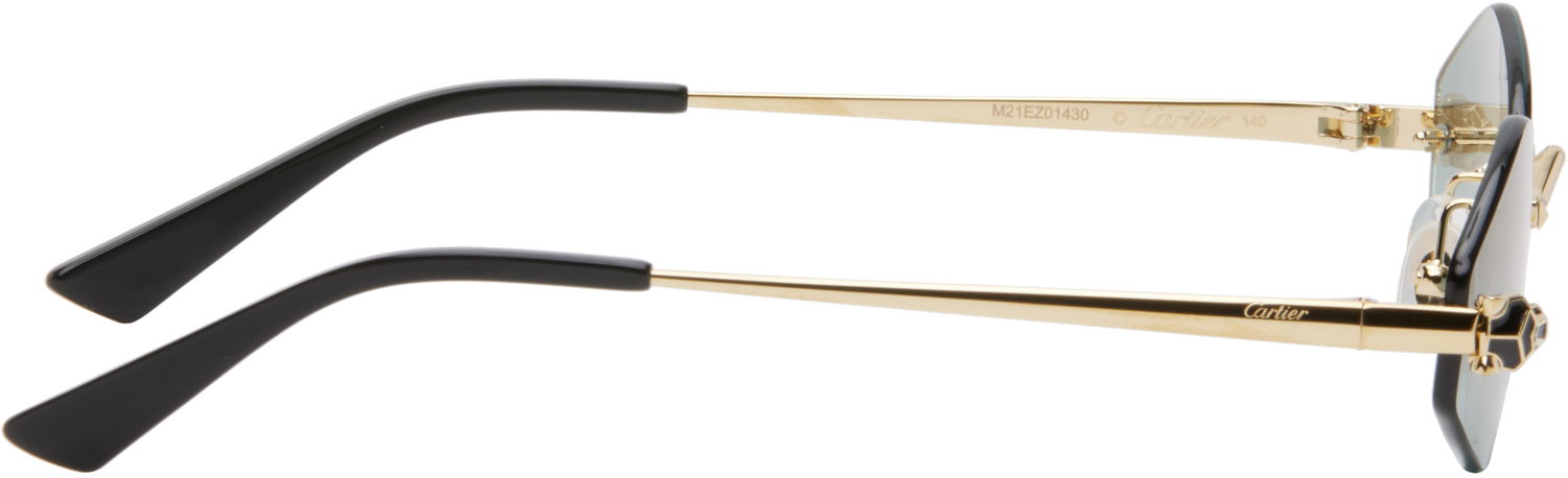 Slnečné okuliare Cartier Sunglasses With Green Lenses Tyrkysová | CT0433S-003, 1