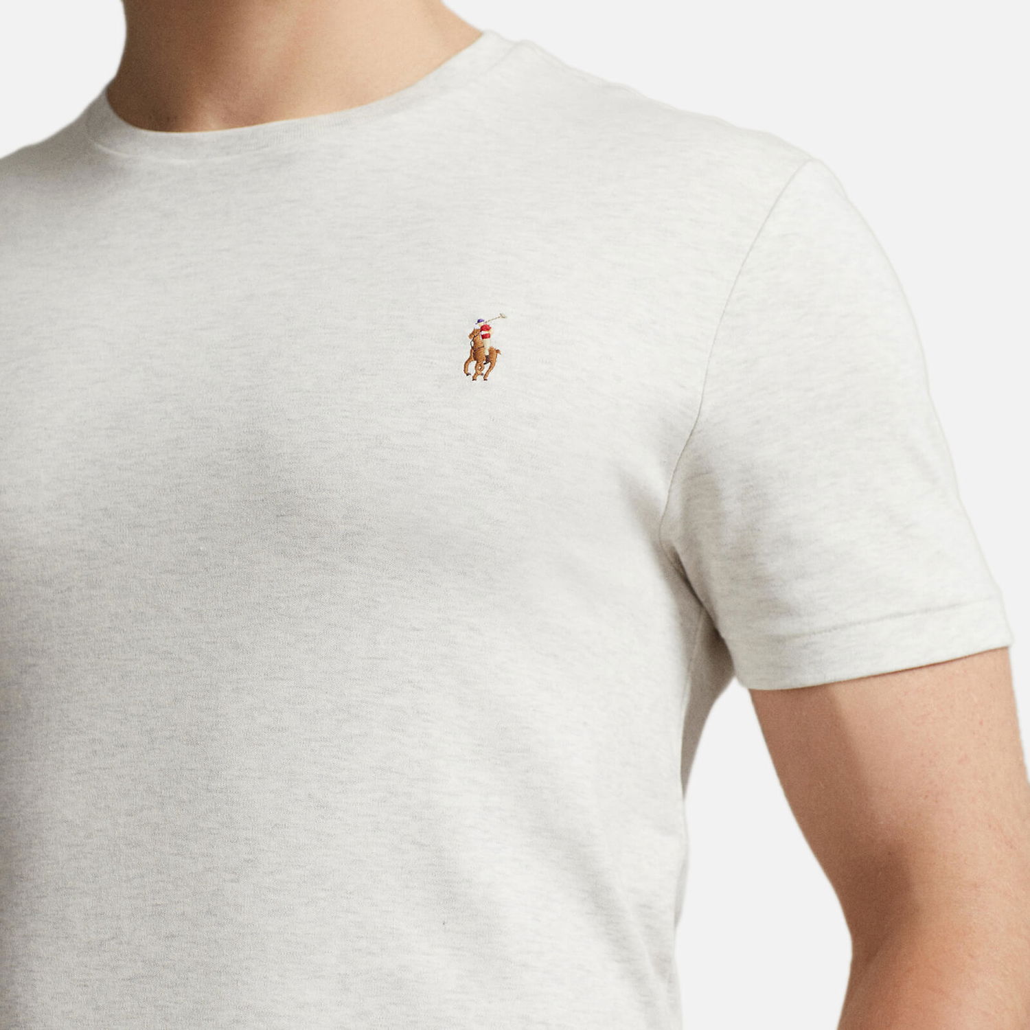Tričko Polo by Ralph Lauren Polo Ralph Lauren Weiches Custom-Slim-Fit T-Shirt - Biela | 710740727016, 0