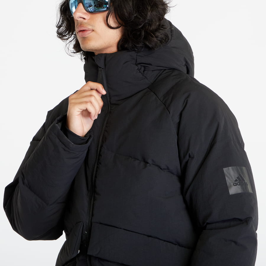 Bunda adidas Originals Big Baffle Down Jacket Čierna | IK3156, 1