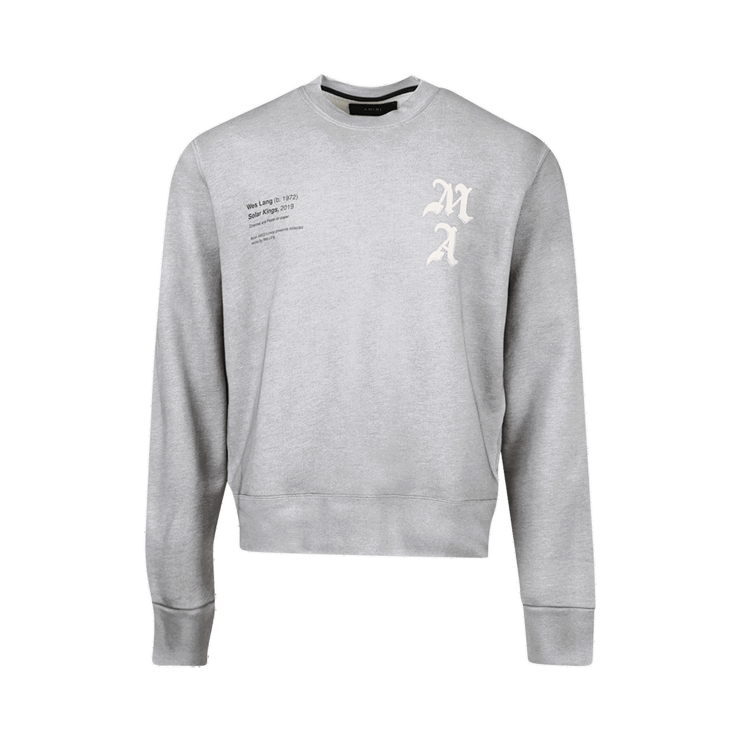 Mikina AMIRI x Wes Lang Solar Kings Crew Šedá | AW22MJG007 032 HEAT, 0