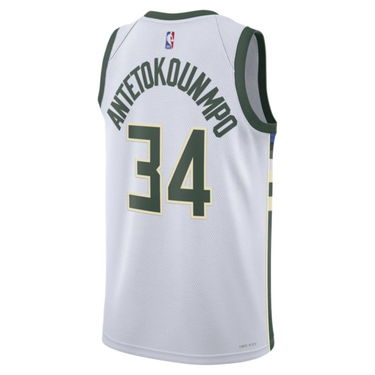 Dres Nike Milwaukee Bucks Association Edition 2022/23 Dri-FIT NBA Swingman Jersey Biela | DN2084-100, 2