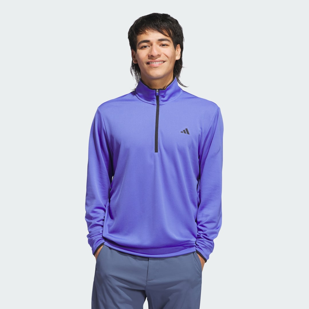 Mikina adidas Performance Top Lightweight Half-Zip Fialová | IW2380, 0