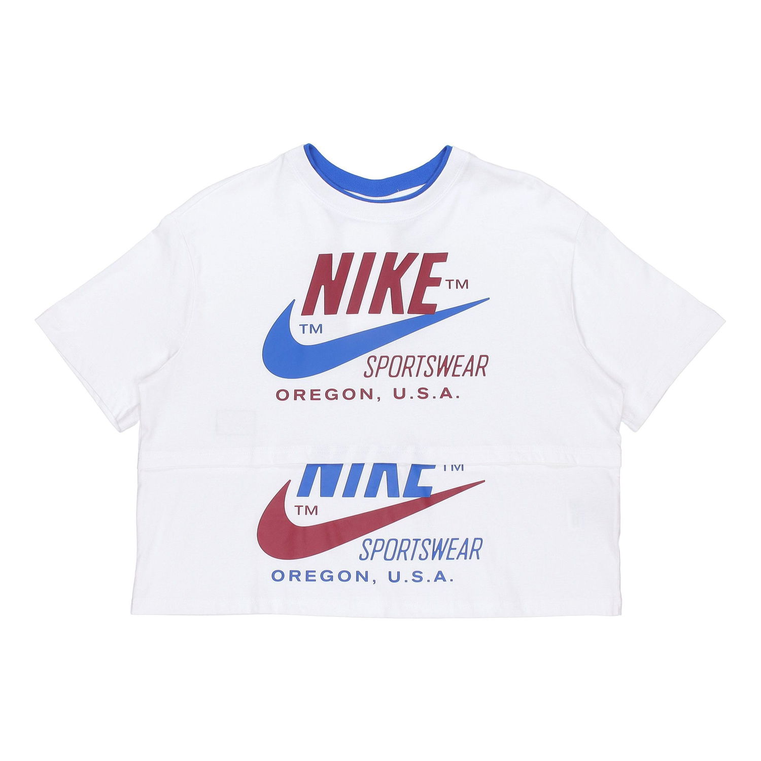 Crop Top Nike Sportswear Icon Clash Logo White Crop Top Biela | DB3849-100, 0