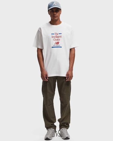 Tričko New Balance Athletics Relaxed Choice Tee men Shortsleeves white in size:XXL Biela | MT43552-WT, 1