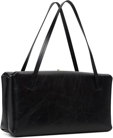 Taška cez rameno Jil Sander Pillow Handle Leather Shoulder Bag Čierna | J08WD0065_P5636, 2