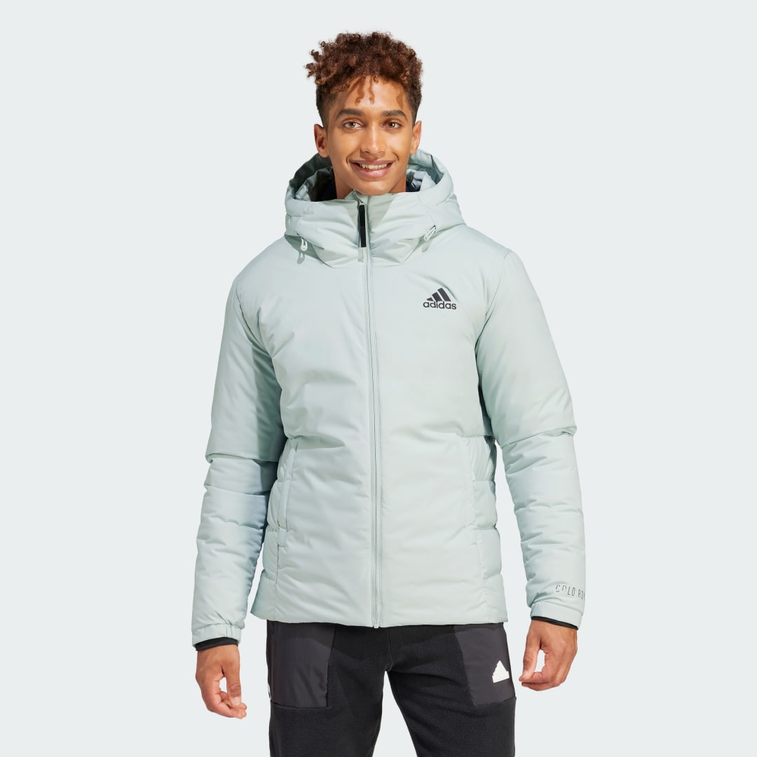 Bunda adidas Performance Sportswear Traveer COLD.RDY Tyrkysová | IK3138, 1