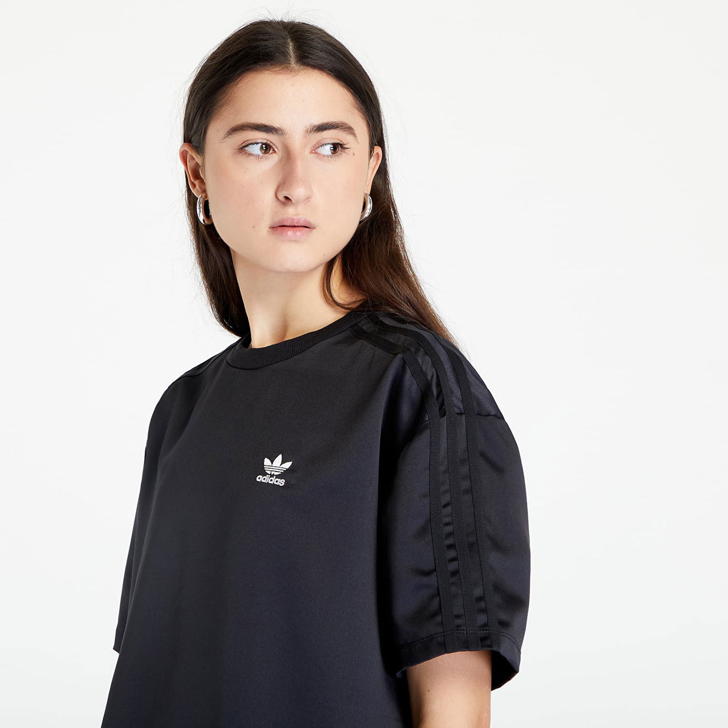 Šaty adidas Originals Always Original Laced Tee Dress Čierna | HK5079, 1