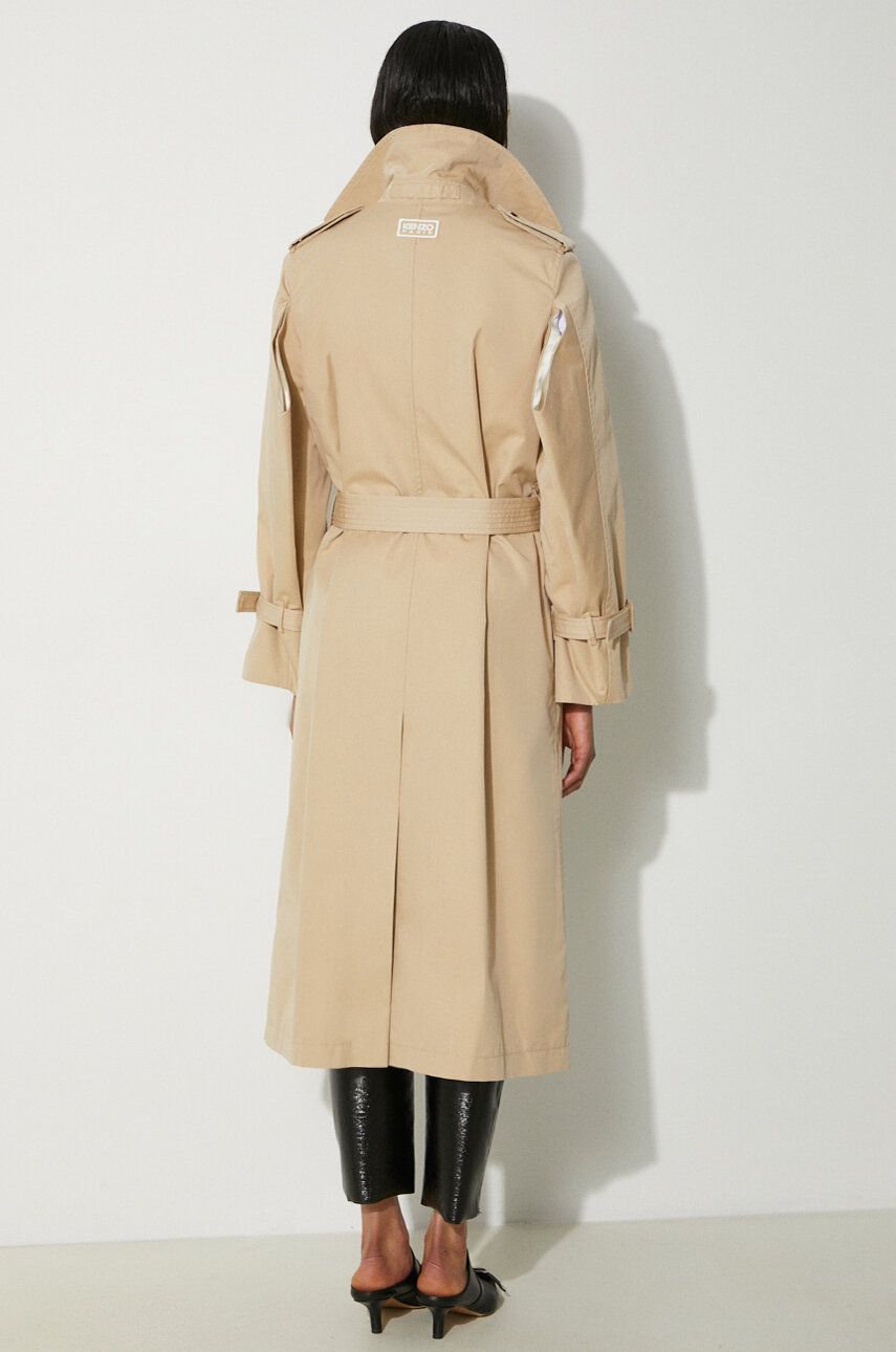 Trenčkot KENZO Long Kimono Trenchcoat Béžová | FE62MA2179OI.11, 1