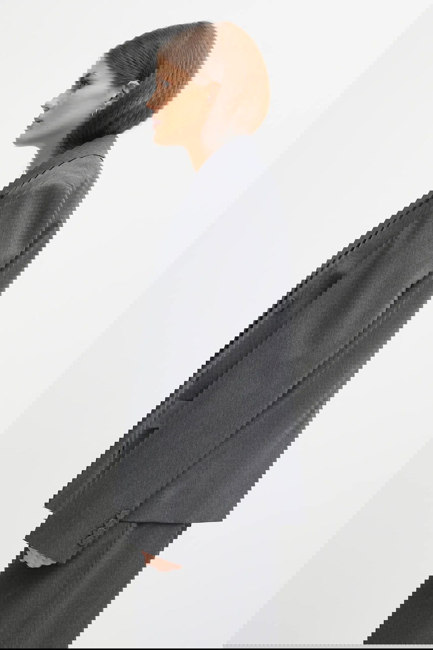 Bunda JW Anderson JW Anderson Double Breasted Tailored Blazer Šedá | JK0401.PG1821, 1