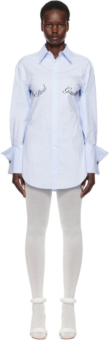 Košeľa Jean Paul Gaultier Jean Paul Gaultier Print Shirt Modrá | 25/33-F-CH088I-C071-52, 0