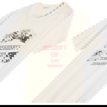 Tričko Bode Bode President Cup Tennis Tournament Graphic T-Shirt Biela | MRS25CS020-CREAM, 1