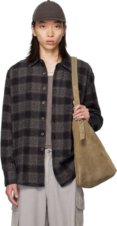 Košeľa OUR LEGACY OUR LEGACY Checked Button-Down Shirt Šedá | M4252AO, 0