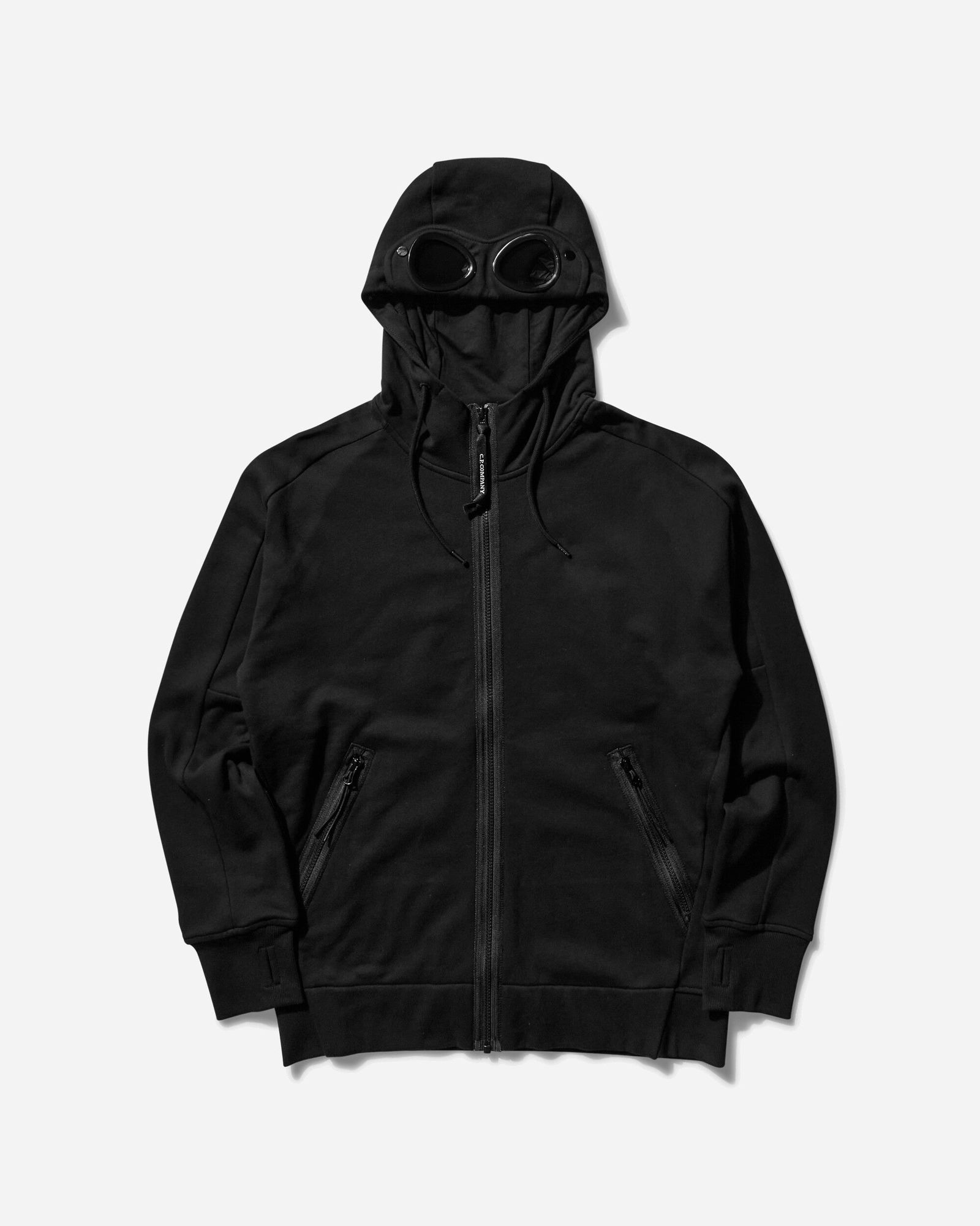 Diagonal Raised Fleece Goggle Hoodie