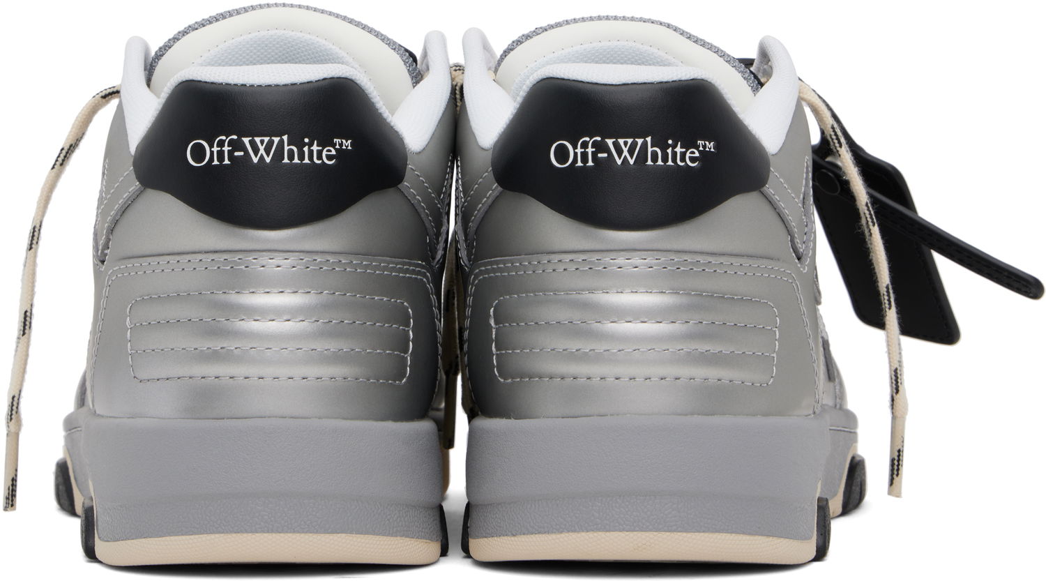 Oblečenie Off-White Off-White Out Of Office Metallic Metalická | OMIA189S25LEA00C7210, 1