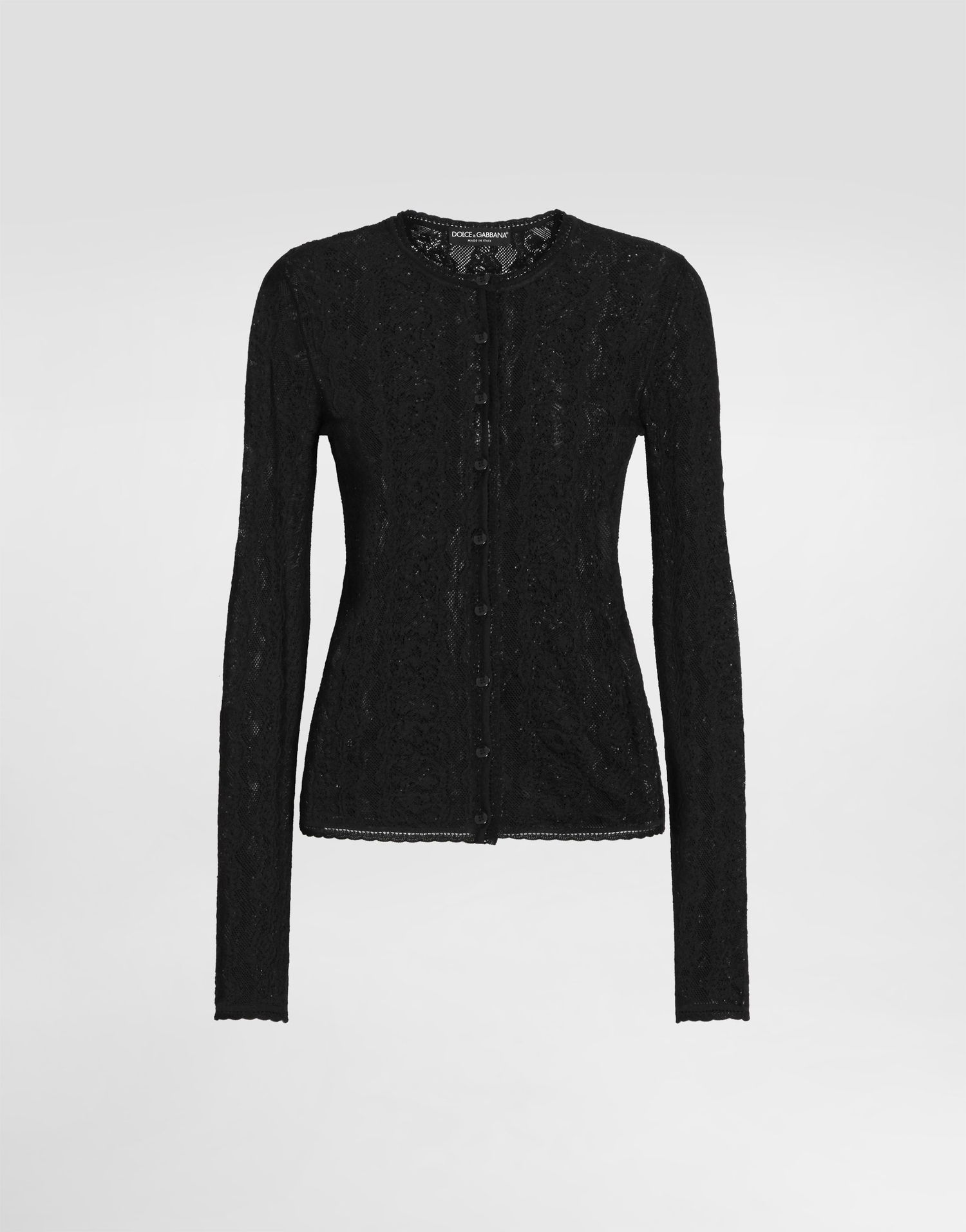 Sveter Dolce & Gabbana Dolce & Gabbana Lace Cardigan Čierna | FXVD1TJBSOAN0000, 0