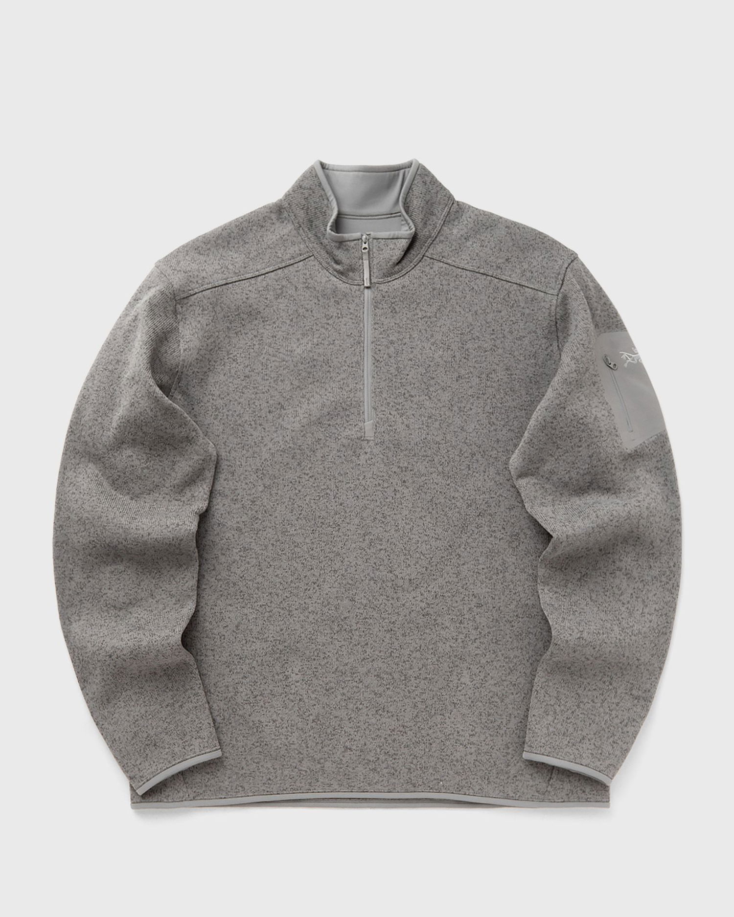 Sveter Arcteryx Covert 1/2 Zip Fleece Pullover Šedá | X000010360-CLOUD-HEATHER-VOID, 1